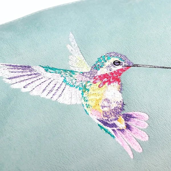 Cosmetic bag Wrendale Designs Embroidered cosmetic bag Hummingbird .