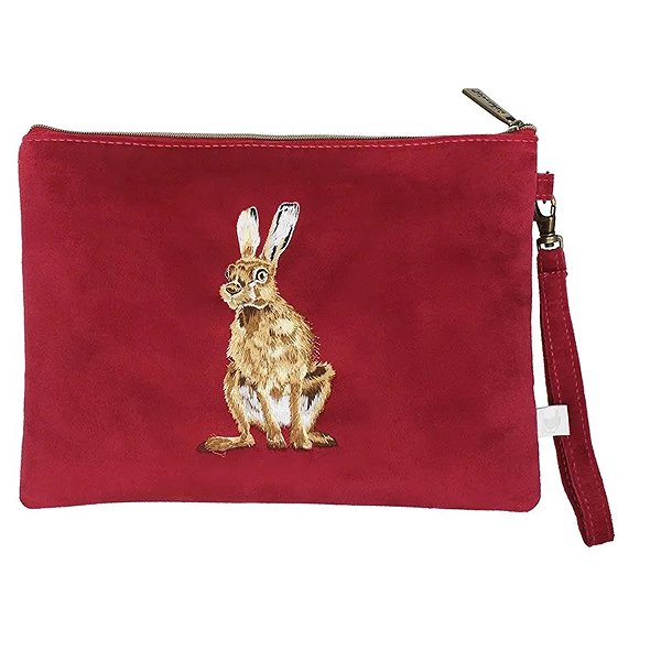 Cosmetic bag Wrendale Designs Embroidered cosmetic bag Hare .