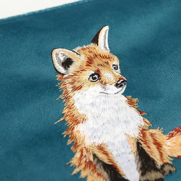 Cosmetic bag Wrendale Designs Embroidered cosmetic bag Fox .
