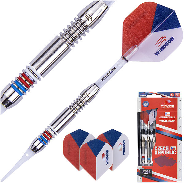 Windson Brass Set Czech Soft 20g darts.