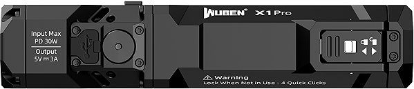 Flashlight Wuben X1Pro Black ...