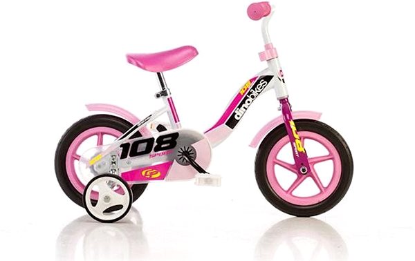 Detský bicykel ACRA DINO 108L ružový 10