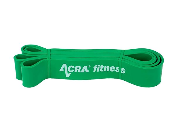 Erősítő gumiszalag Acra power band, 45 mm, zöld ...