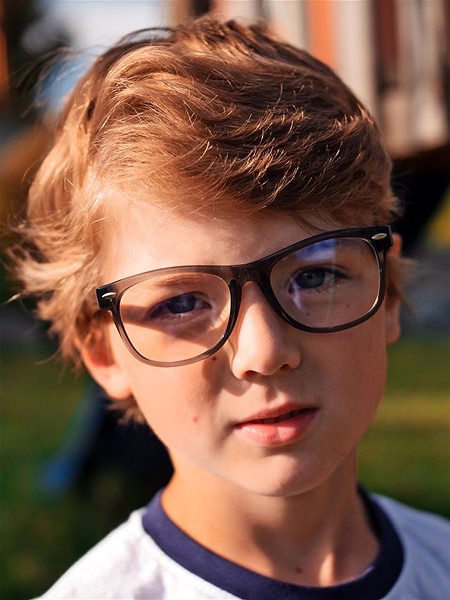 Monitor szemüveg Veyrey Aulan Gyerek kékfény szűrő szemüveg, ovális, univerzális ...