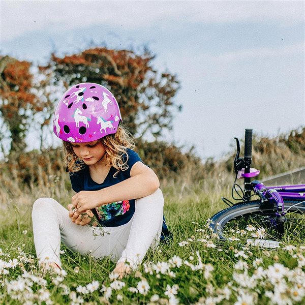 Prilba na bicykel Mini Hornit Jednorožec S Lifestyle