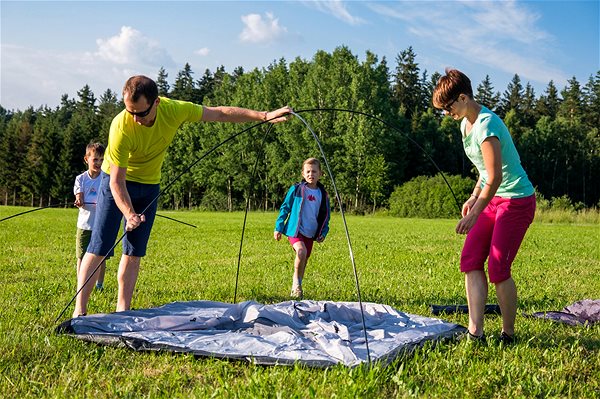Tent Hannah Hover 4  Spring Green/Cloudy Grey Lifestyle