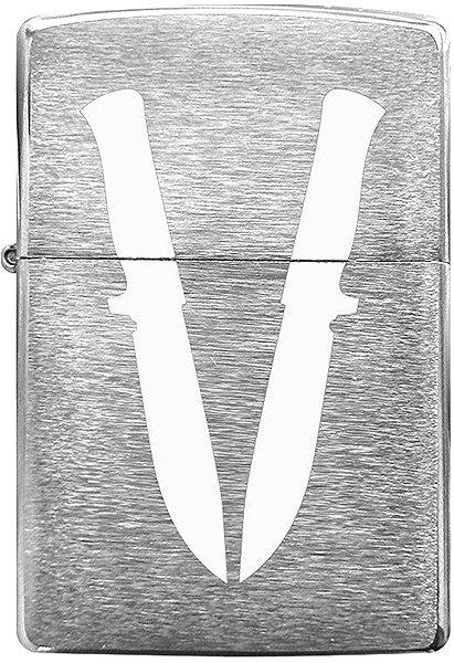 ZIPPO Vigor Threat lighter, Lighter Silver .