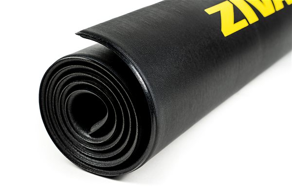 Fitness szőnyeg ZIVA PVC szőnyeg 175 x 60 x 0,8, fekete ...