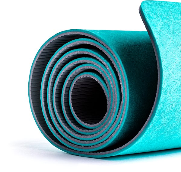 Fitness szőnyeg ZIVA habszivacs YOGA szőnyeg 6 mm, kék ...