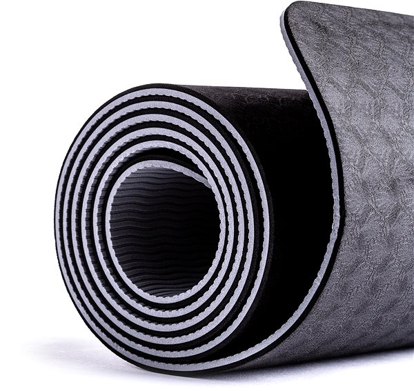 Fitness szőnyeg ZIVA TPE YOGA szőnyeg 5 mm, fekete ...