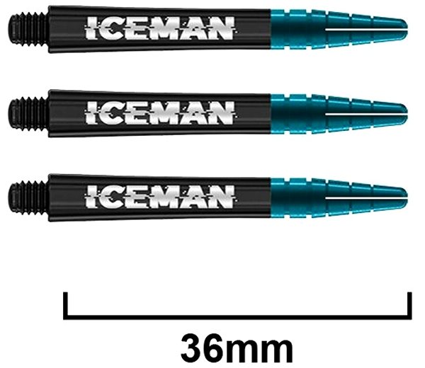 Darts szár Red Dragon Nyílszár Gerwyn Price Iceman - Nitro Ionic - short - white ...