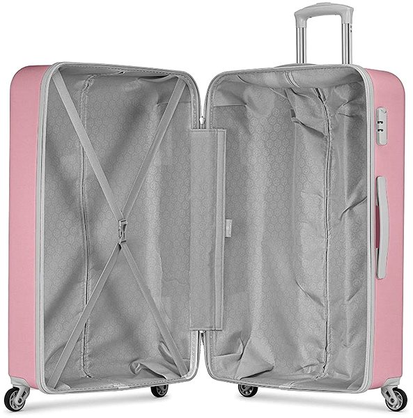 Cestovný kufor Suitsuit TR-1271/2-L ABS Caretta Pink Lady ...