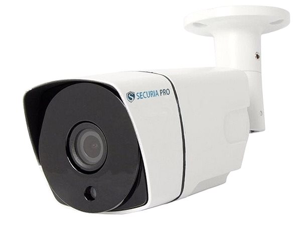 IP Camera Securia Pro IP Camera 2MP POE 2.8-12mm Bullet N740SZ-200W-W Lateral view