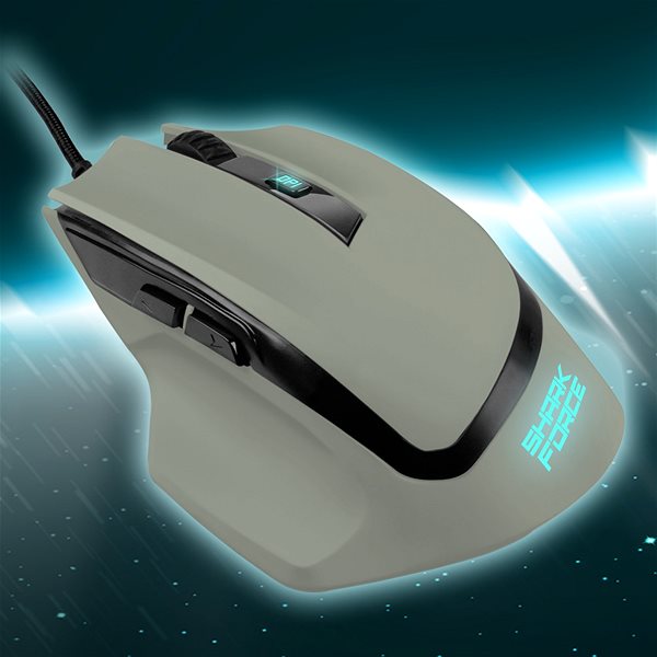 Gaming-Maus Sharkoon Shark Force II Grey ...