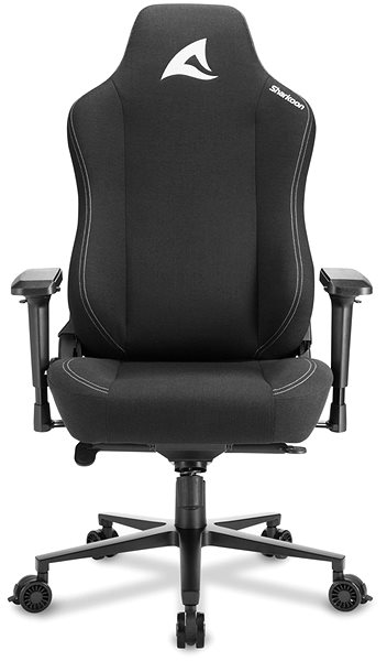 Herná stolička Sharkoon Skiller SGS40 Fabric Black Predná strana – 3D