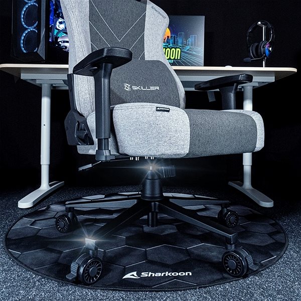 Herná stolička Sharkoon Skiller SGS30 Fabric Grey Lifestyle
