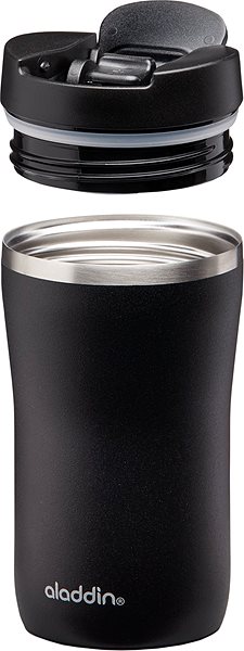 Thermal Mug ALADDIN Café Thermavac Leak-Lock™ Vacuum Thermo Mug 250ml Black Features/technology