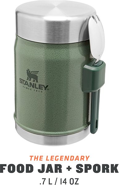 Thermos STANLEY Food Thermos 400ml with Spoon/Fork Features/technology