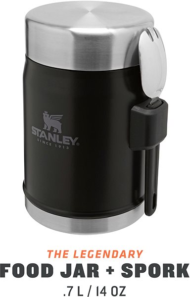 Thermoskanne STANLEY Speise-Thermosflasche 400ml mit Löffel / Gabel Mermale/Technologie
