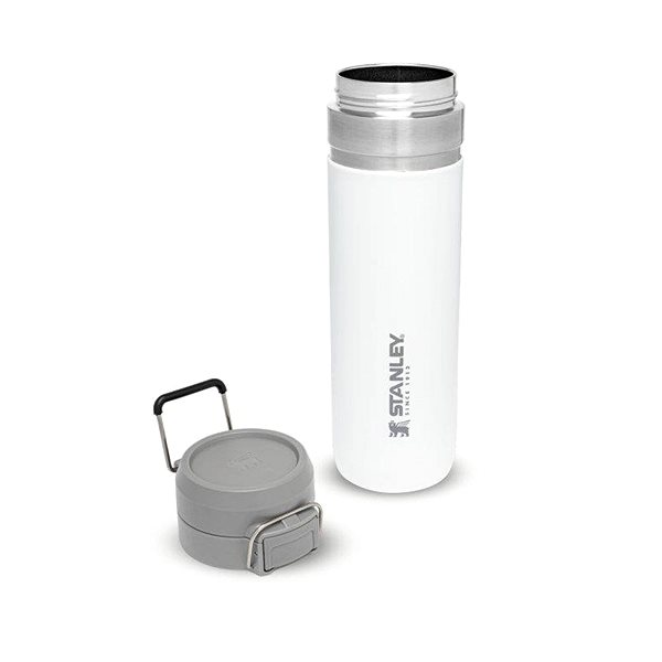 Termoska STANLEY GO FLIP vakuová láhev 700 ml polární bílá Screen