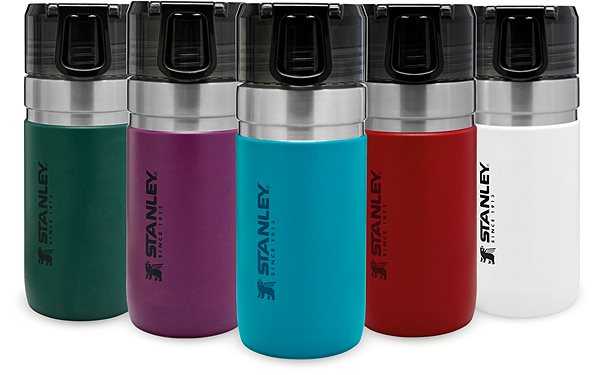 Thermos STANLEY GO Vacuum Water Bottle 470ml Turquoise Features/technology