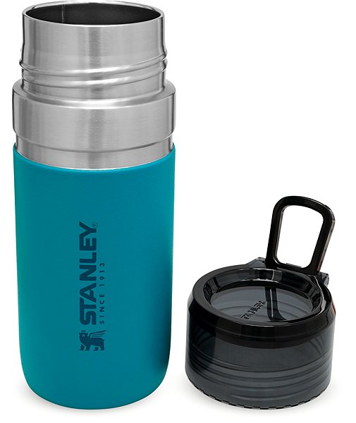 Thermos STANLEY GO Vacuum Water Bottle 470ml Turquoise Screen