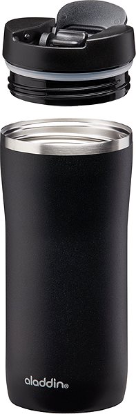 Thermal Mug ALADDIN Mocca Thermavac Leak-Lock™ Vacuum Thermo Mug 350ml Black Features/technology
