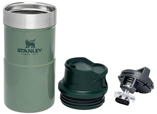 Thermal Mug STANLEY Classic Series Thermo Mug for One Hand 250ml Hammer Green Screen