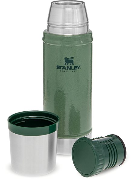 Thermoskanne STANLEY Thermos Classic Serie Legendary Classic 470ml grüner Schirm