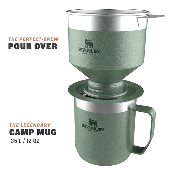 Thermal Mug STANLEY Set Camp mug + permanent filter for drip coffee Lateral view