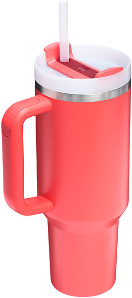 Thermal Mug STANLEY The Quencher/Cup H2. O FlowState™ Tumbler 1180 ml/40oz Hot Coral ...