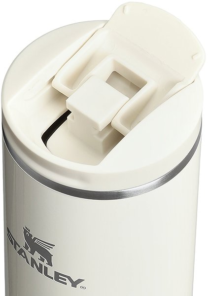 Thermal Mug STANLEY The Transit Fliptop Mug 470 ml /16oz Cream Gloss ...