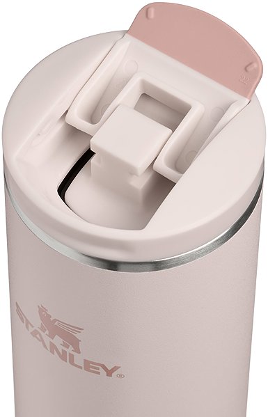 Thermal Mug STANLEY The Transit Fliptop Mug 470 ml /16oz Rose Quartz ...