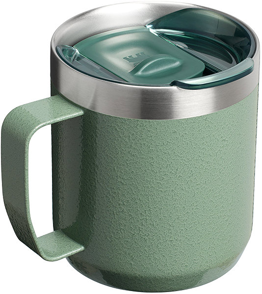 Thermal Mug STANLEY The Stay-Hot Camp Mug 350 ml/12oz Hammertone Green ...