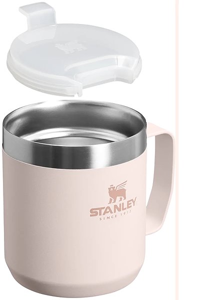 Thermal Mug STANLEY The Stay-Hot Camp mug 350 ml Rose Quartz ...