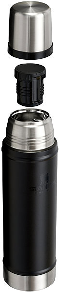 Thermos STANLEY The Legendary Classic Bottle 590 ml/20oz Schwarz 2.0 .