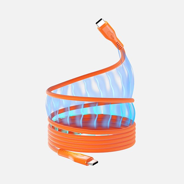 Data Cable Statik MagStack magnetic USB-C cable - orange (1m) ...