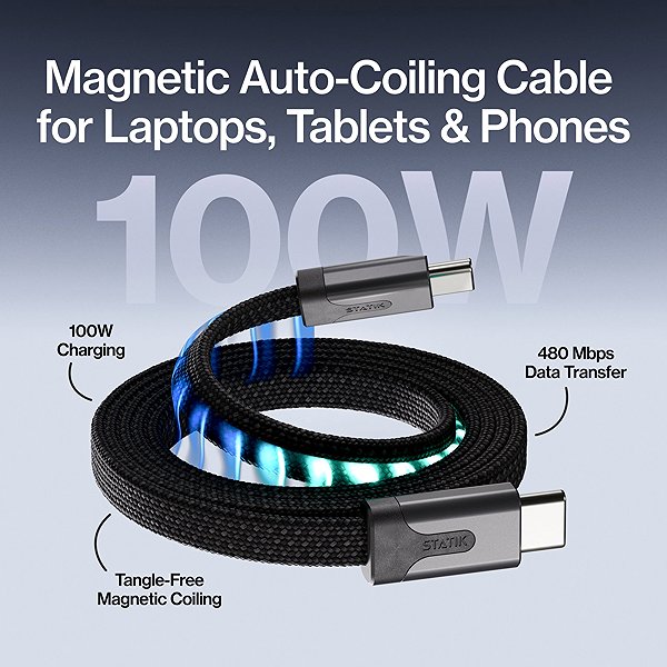 Data Cable Statik MagStack Sim Pro Magnetic USB-C Cable (2m) ...