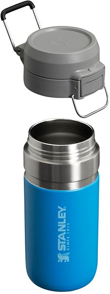 Thermos STANLEY QUICK FLIP vacuum bottle 470 ml Azure blue ...