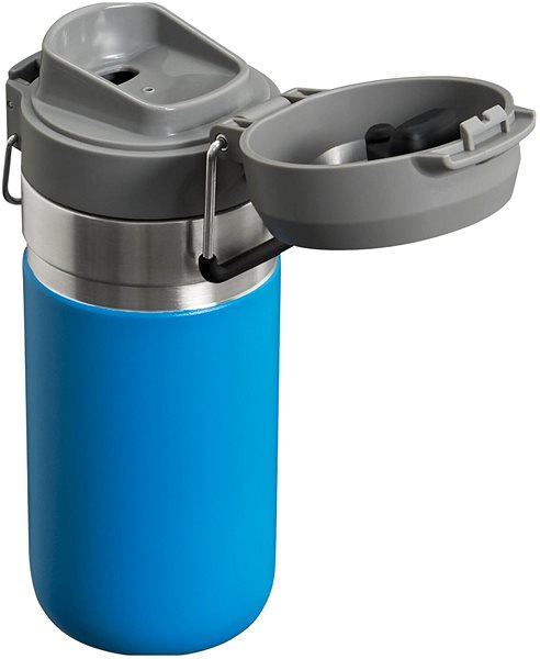 Thermos STANLEY QUICK FLIP vacuum bottle 470 ml Azure blue ...