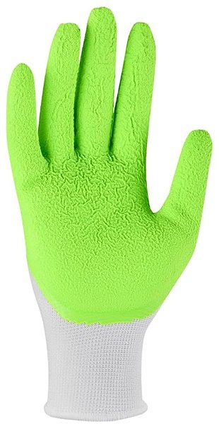 Munkakesztyű STALCO Kesztyű poliészter LATEX FOAM G, 7-es méret, GARDEN, 2 darab ...