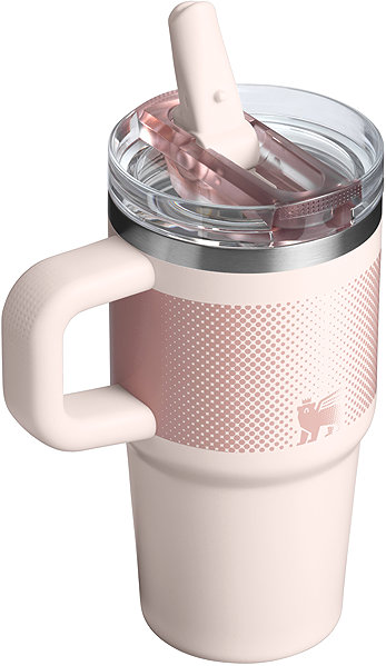 Thermal Mug STANLEY The Quencher/Cup Protour Flip Straw Tumbler 600ml/20oz Rose Quartz Fade ...