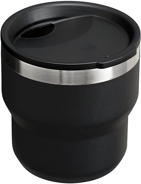 Thermal Mug STANLEY The Stay Hot Stacking Camp Cup 290ml/10oz Black ...