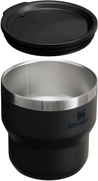 Thermal Mug STANLEY The Stay Hot Stacking Camp Cup 290ml/10oz Black ...