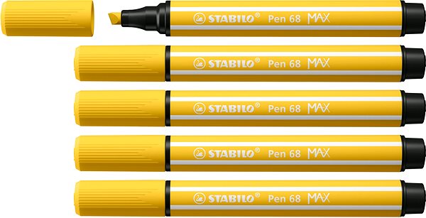 Filctoll STABILO Pen 68 MAX - ezüstszürke ...