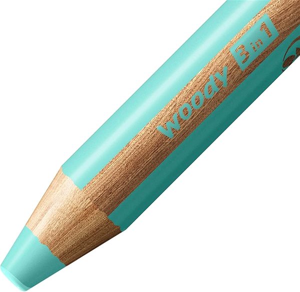 Színes ceruza STABILO woody 3 az 1-ben, 6 szín, hegyezővel Jellemzők/technológia