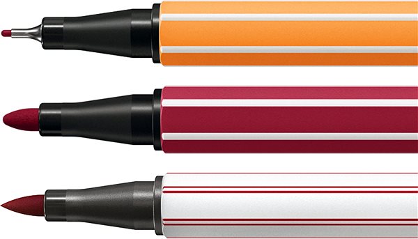 Fixky STABILO Pen 68 brush, Pen 68 & point 88 – ARTY – 30 ks súprava v plechu – 10 ks Pen 68 brush, 10 ks Pen ...