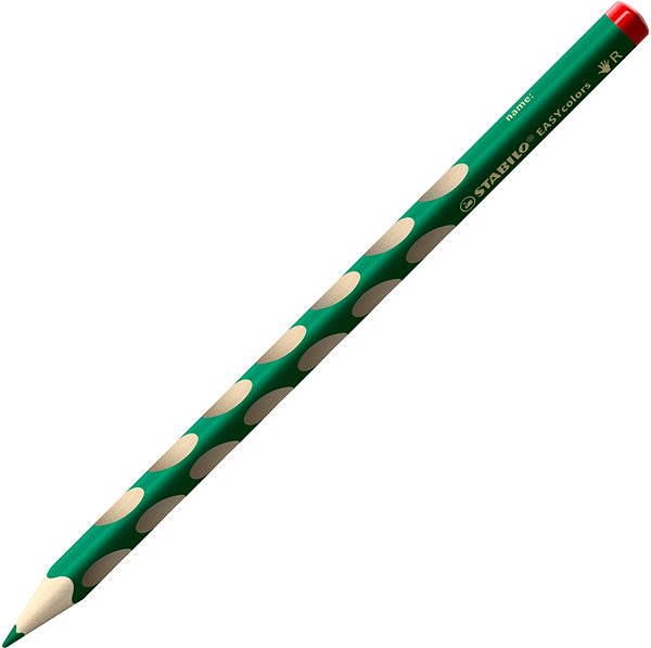 Színes ceruza STABILO EASYcolors jobbkezeseknek, speciális színek - 12 színű készlet ceruzahegyezővel ...