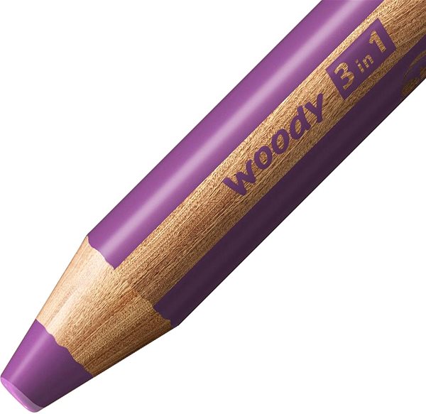 Coloured Pencils STABILO woody 3 in 1 Anniversary Edition Unicorn - 6 pcs with sharpener ...