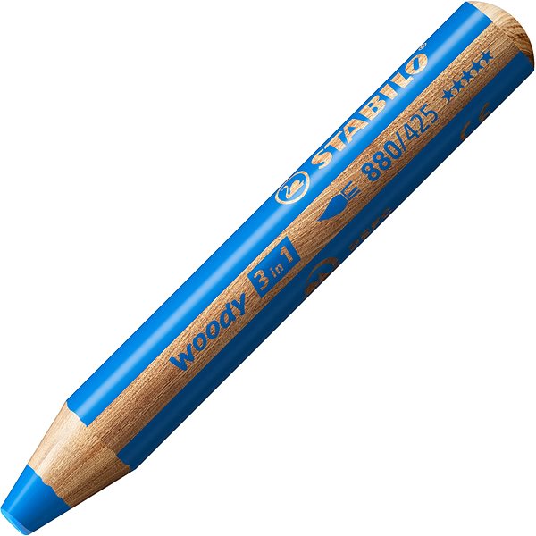 Coloured Pencils STABILO woody 3 in 1 Anniversary Edition Tiger - 6 pcs with sharpener ...